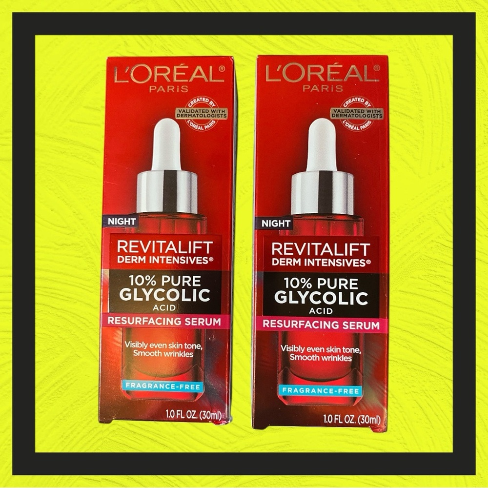 L'Oreal Revitalift Glycolic Acid Serum - Red